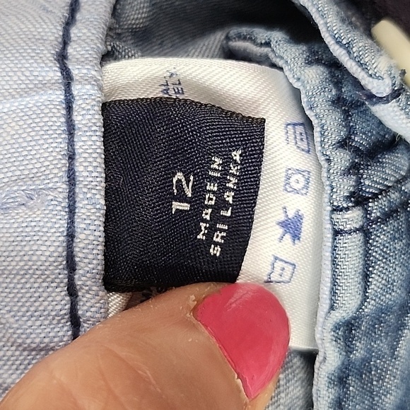 LANDS'END ladies size 12 relax fit jeans - Picture 3 of 8